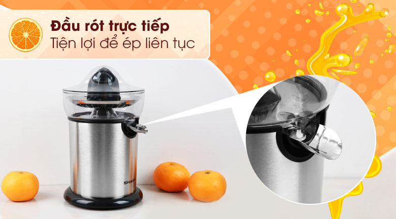 Máy Vắt Cam SHARP EJ-J130-ST - Hàng Chính Hãng (Bảo Hành 12 Tháng)