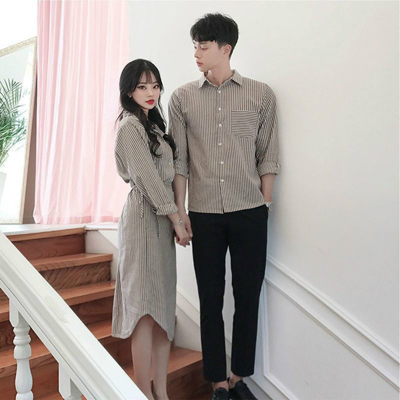 ĐỒ ĐÔI-SET ĐÔI NAM NỮ -CẶP ĐÔI GỒM SƠ MI NAM VÀ ĐẦM NỮ VẢI BAO ĐẸP GIÁ XƯỞNG