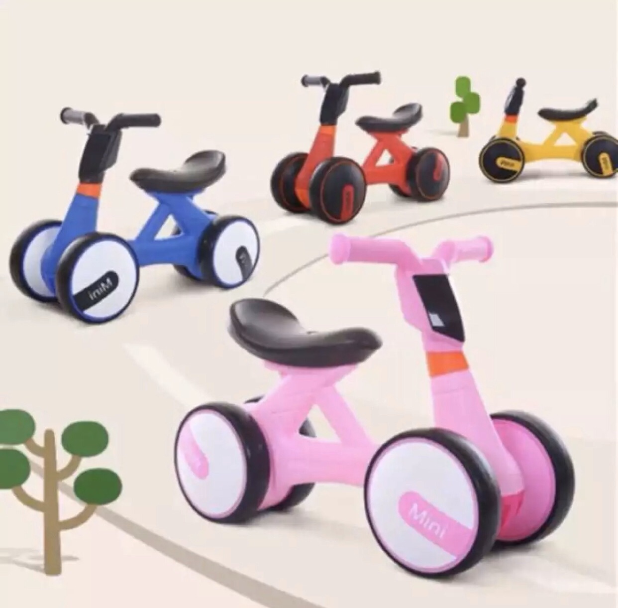 Xe chòi chân mini bike có nhạc, đèn