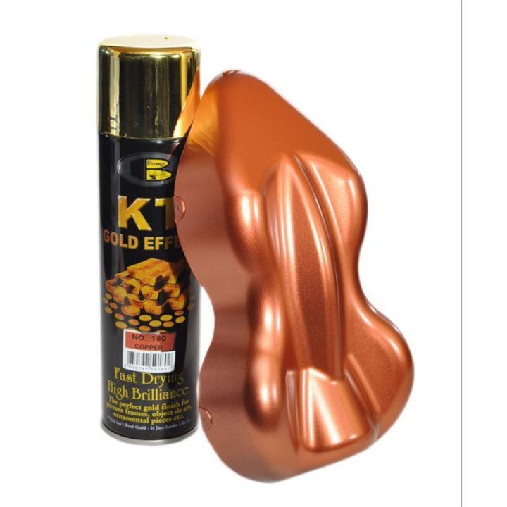 Sơn xịt hiệu ứng xi vàng Bosny Copper No.180