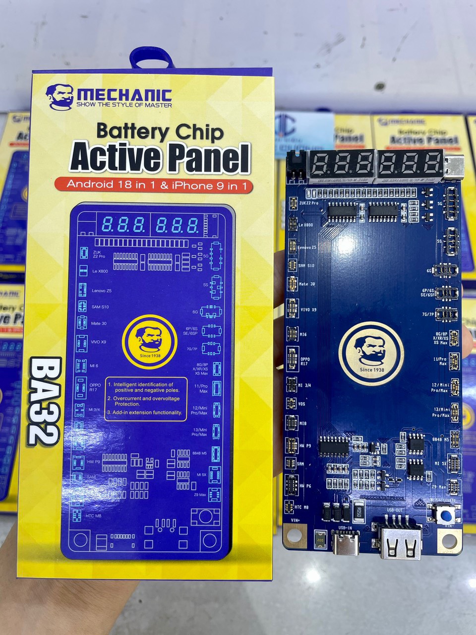 Kích pin đa năng BA32 Mechanic (điện thoại 5 đến 13PM + Full Androi)
