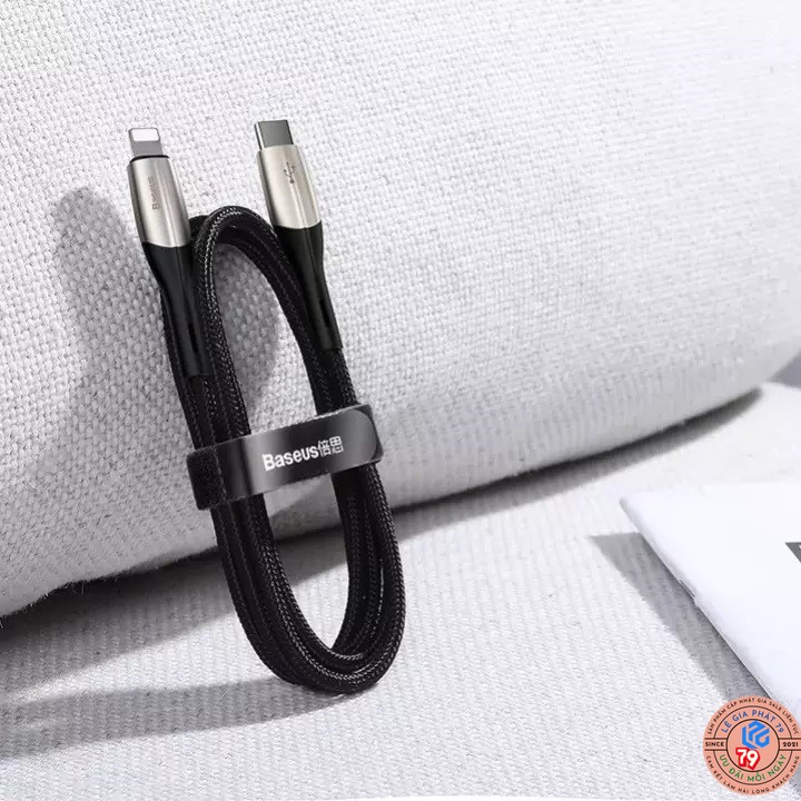 Cáp Sạc Nhanh Type C to Lightning Baseus Horizontal Data PD (20W, Power Delivery Fast Charge, C to iPhone Cable)