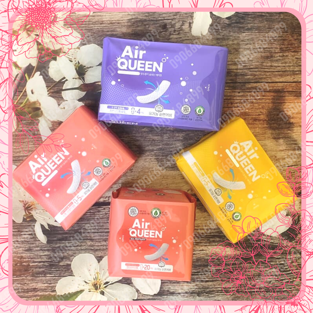 Băng Vệ Sinh Siêu Mỏng Air Queen 🌸 Nhập khẩu Hàn Quốc 🌸