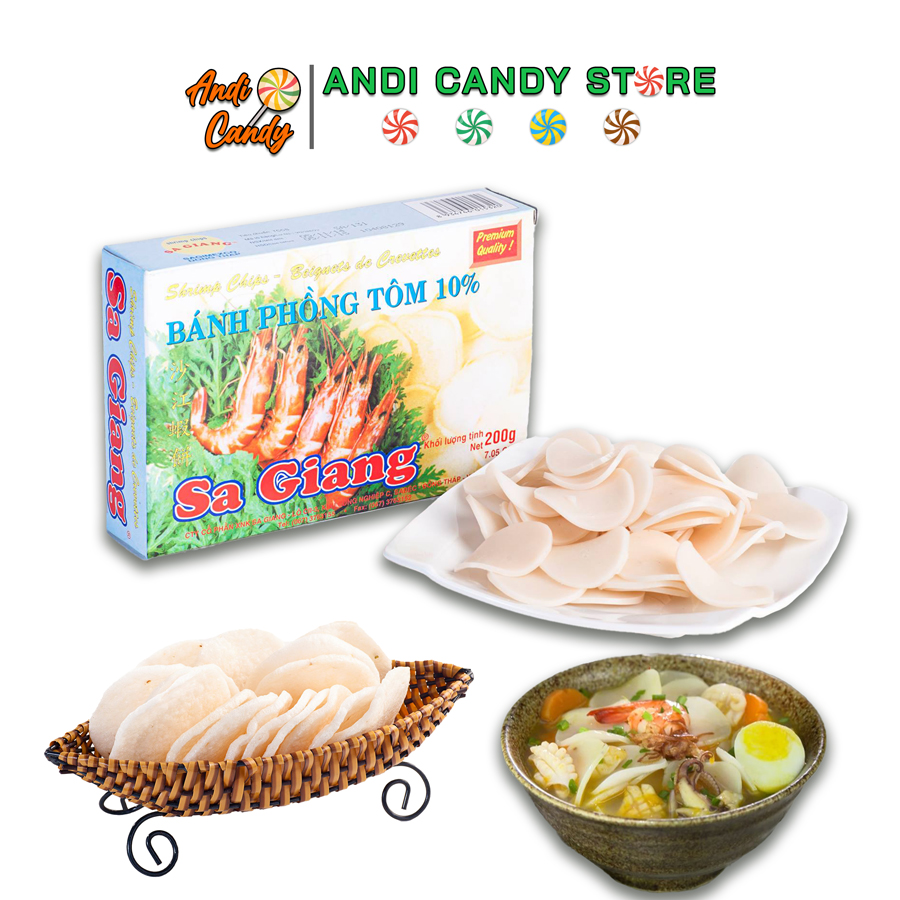 Bánh Phồng Tôm Đặc Biệt Sa Giang 200gr