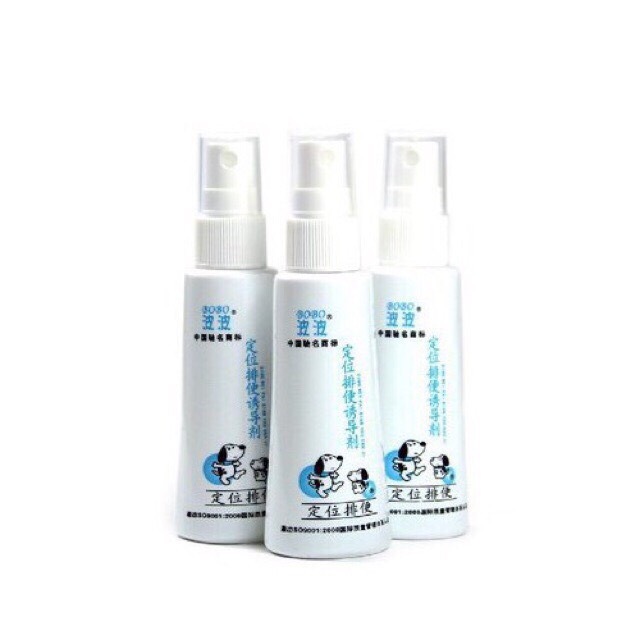 Xịt Bobo hướng dẫn Cún đi vệ sinh đúng chỗ