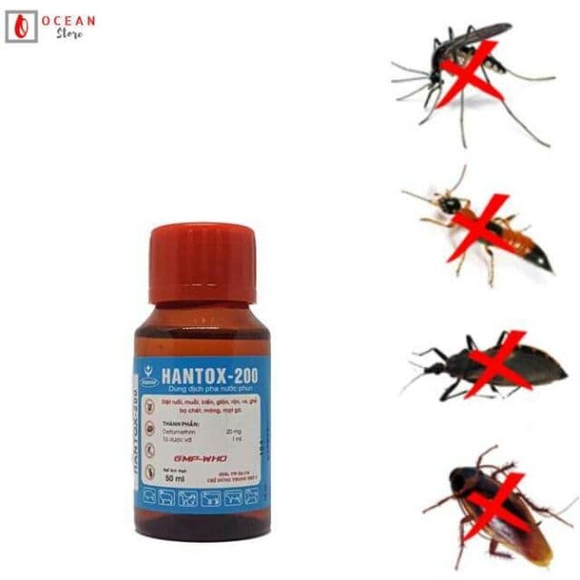 Hantox 200 Diệt muỗi, ruồi, kiến, gián