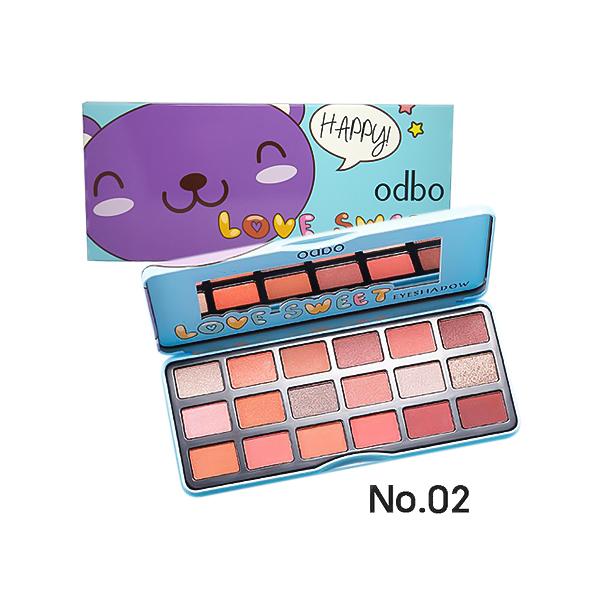 [HCM]Bảng Phấn Mắt 18 ô ODBO Love Sweet Eyeshadow