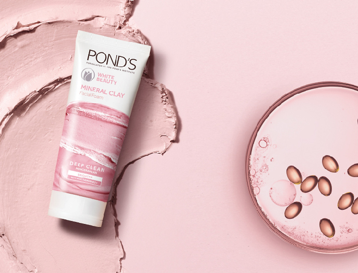 [HCM]Sữa rửa mặt Ponds White Beauty Dưỡng trắng 50g