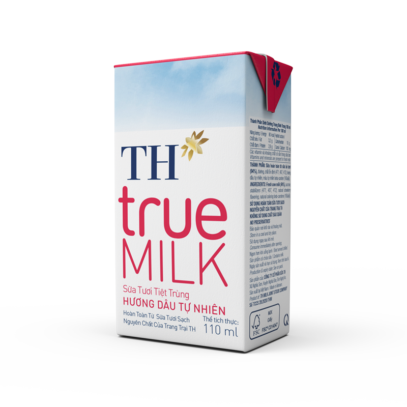 Sữa TH True Milk vỉ 4hx110ml/4hx180ml