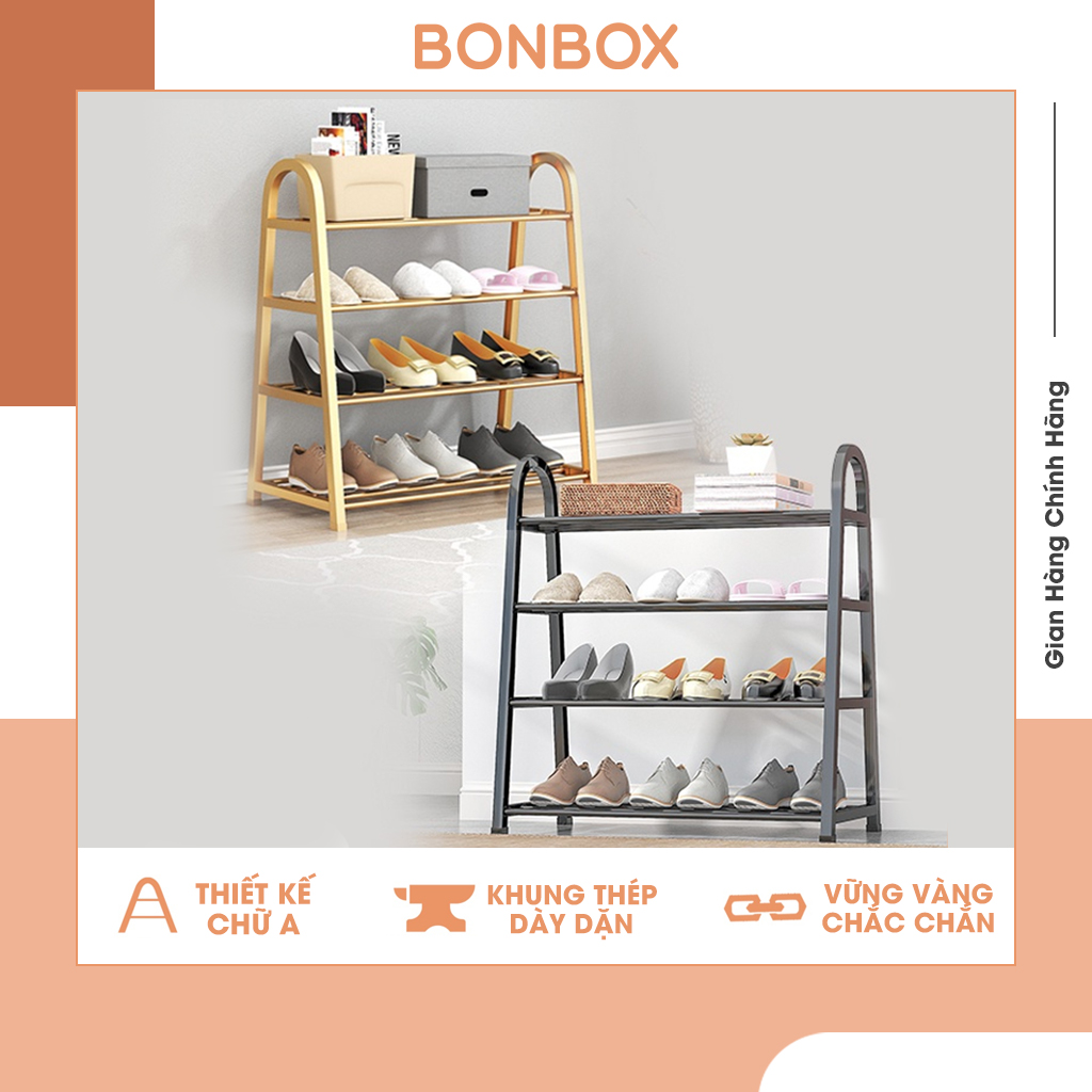 Kệ để giày tiện dụng 4 tầng BONBOX BFS701 hình chữ A