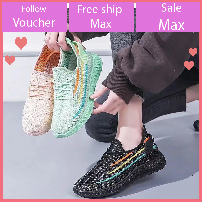 Giày sneaker thể thao nữ buộc dây siêu nhẹ V280