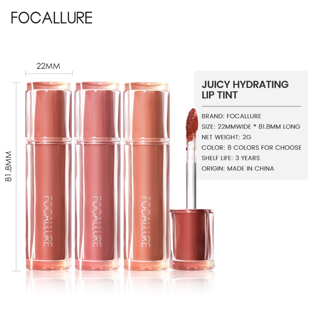 FOCALLURE JUICY HYDRATING LIP TINT 2g