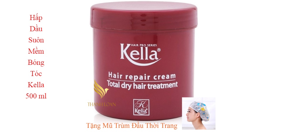 [HCM]Hấp Dầu Suôn Mềm Bóng Tóc Kella 500ml