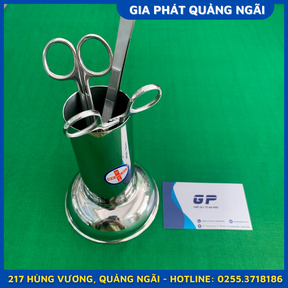 Ống cắm panh pen kéo inox cao cấp