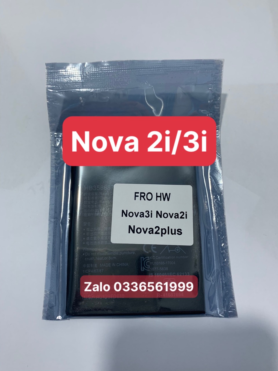 pin huawei nova 3i và nova 2i / nova 2 plus - zin dùng chung