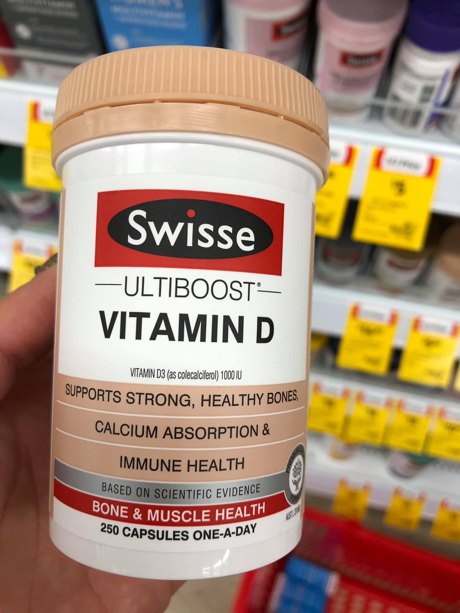 Vitamin D Swisse 250 Viên