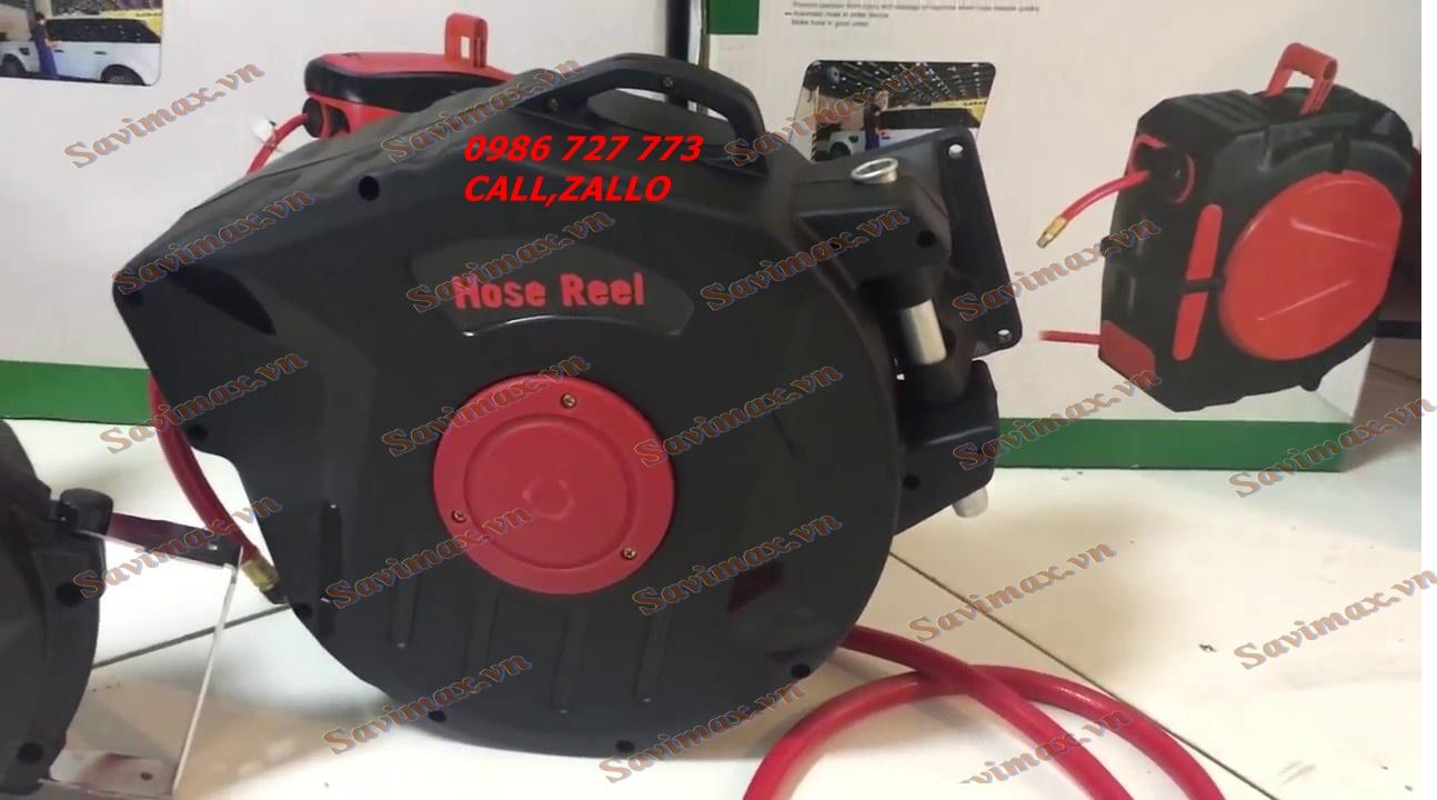Cuộn Dây Hơi Tự Rút Hose Reel 20m, dây hơi tự rút cho máy nén khí