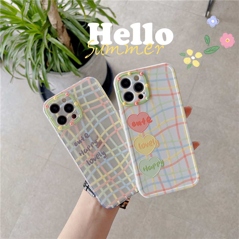 Ốp iPhone Sọc Caro iPhone 12 Pro Max/12/12 Pro/7Plus/8Plus/X/Xs Max/11/11 Pro Max - ốp iphone