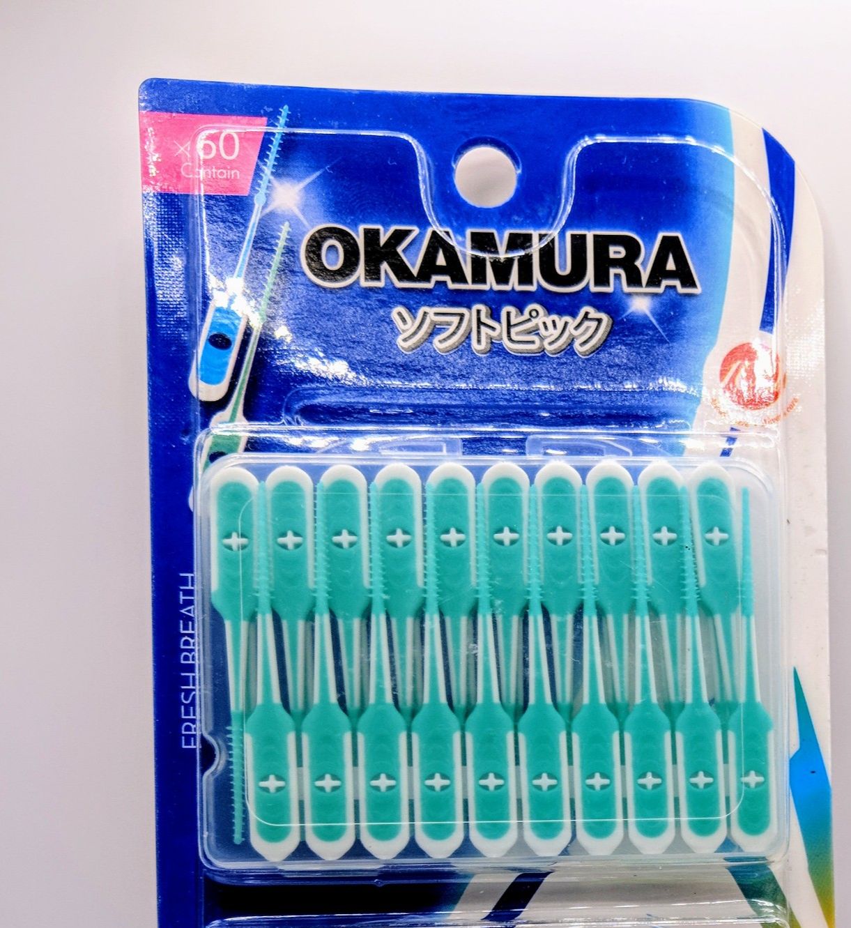 Tăm Silicon Siêu mềm Okamura (Vỉ 60 cây)