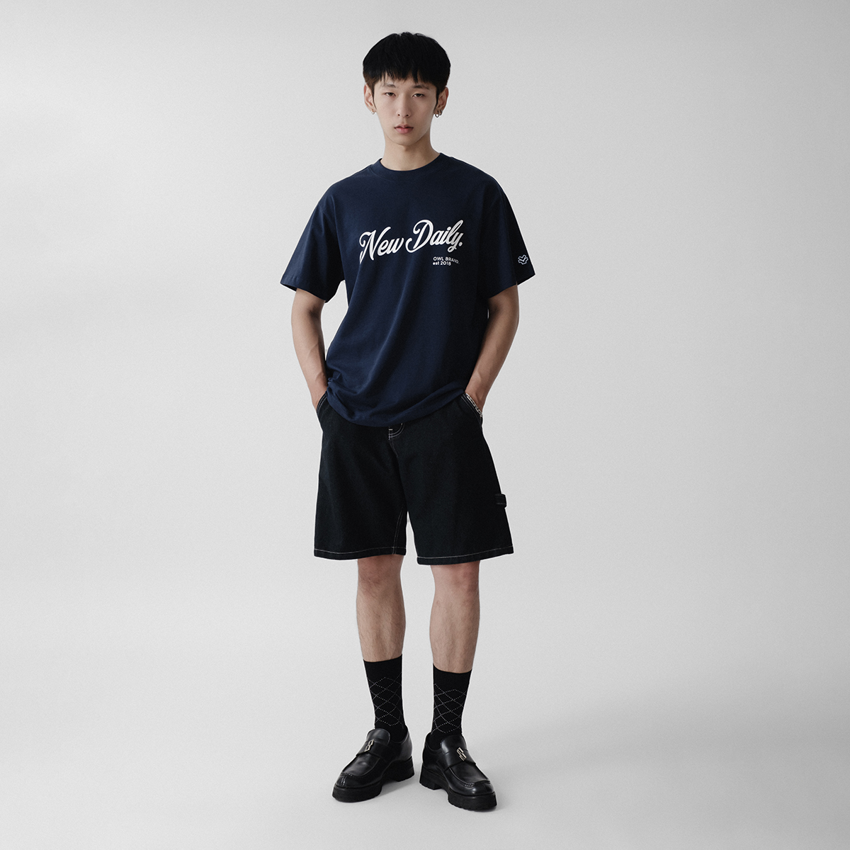 Áo thun Owlbrand Newdaily/ Navy