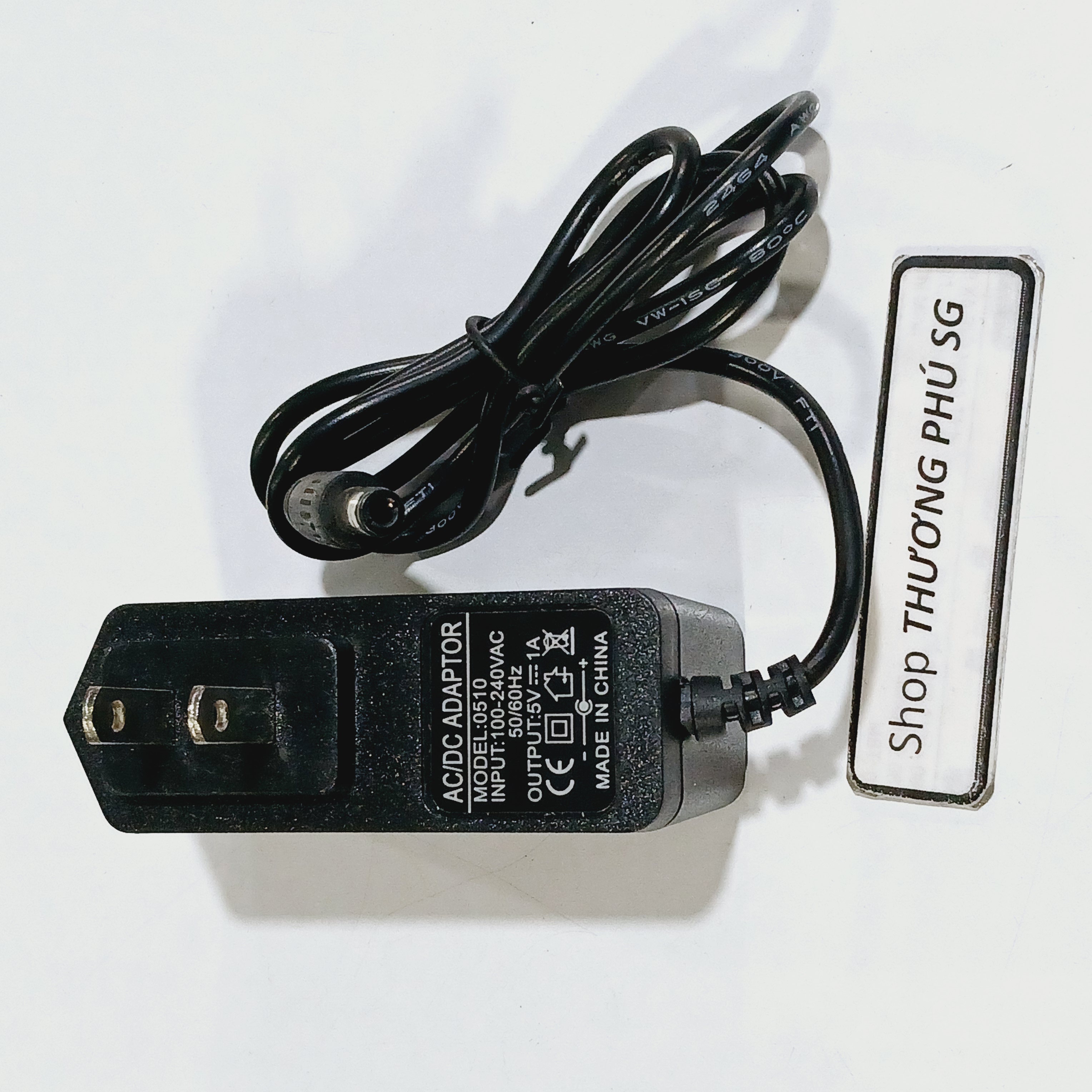 Nguồn Adapter DC 5V - 1A / 5V - 2A (Đầu 5.5mm X 2.1 -- 2.5mm)