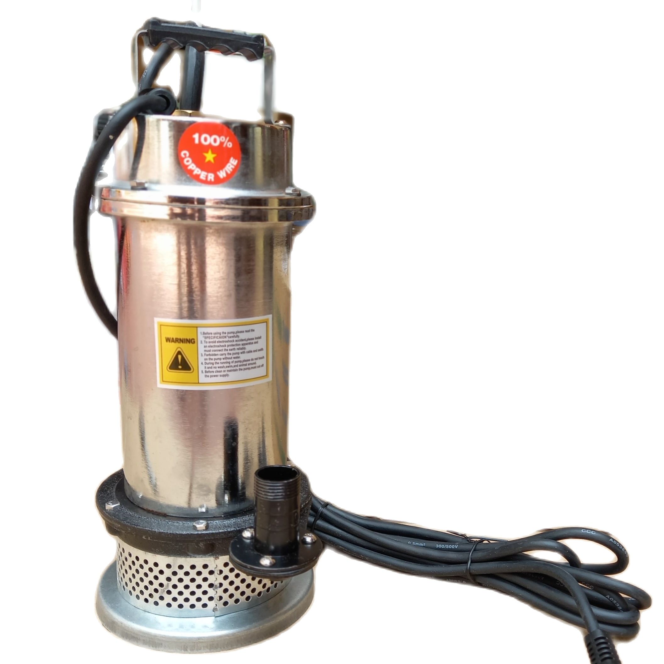 Máy bơm chìm bơm tõm inox 370w
