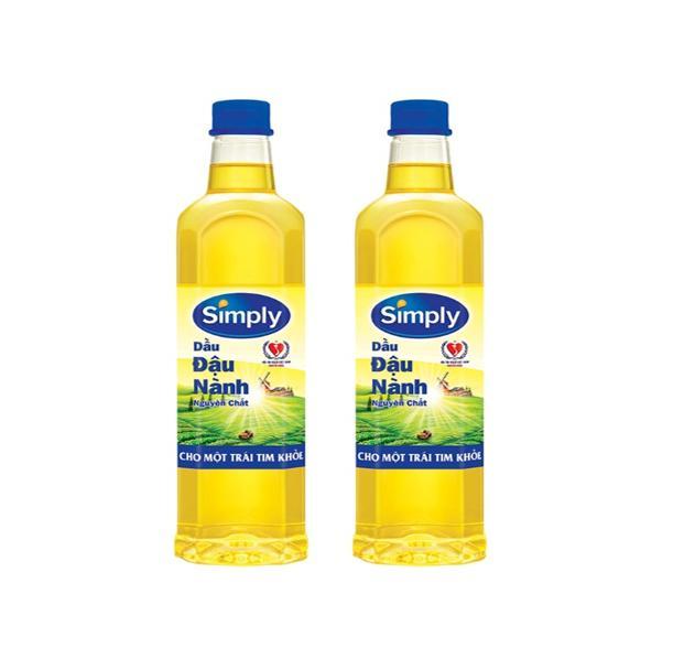 Thùng 12 Chai Dầu Ăn Simply 1L
