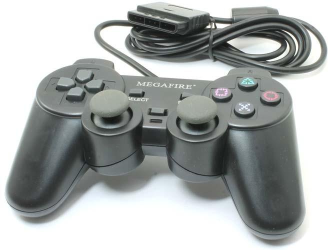 Bộ 2 tay cầm chơi game PlayStation 2 DualShock2 (Đen)