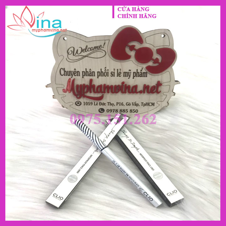 SÁP KẺ MẮT CHỐNG NƯỚC CLIO SHARP SO SIMPLE WATERPROOF PENCIL LINER