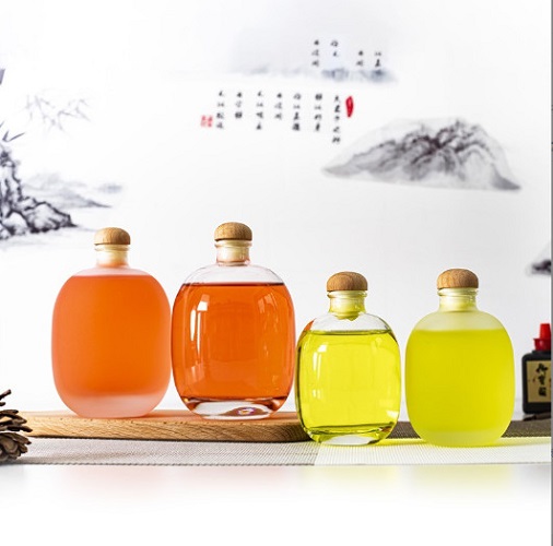 Bình ngâm rượu thủy tinh bầu nút ấn 100ml , 250ml , 500ml | tùy chọn dung tích