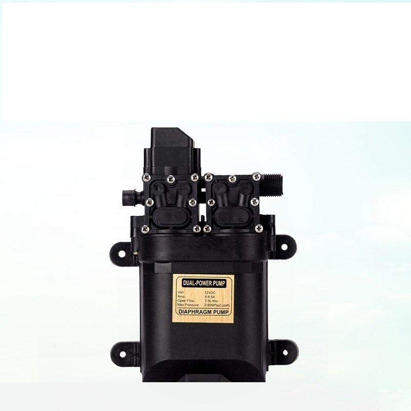 Máy bơm nước đôi mini 12v áp lực cao - máy bơm đôi tăng áp mini 12v