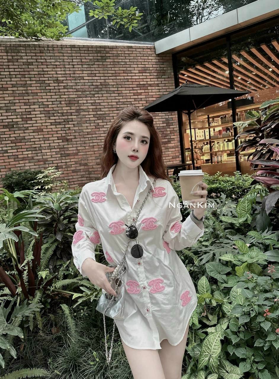 Áo sơ mi kiểu dài tay lụa kate siêu hot ll