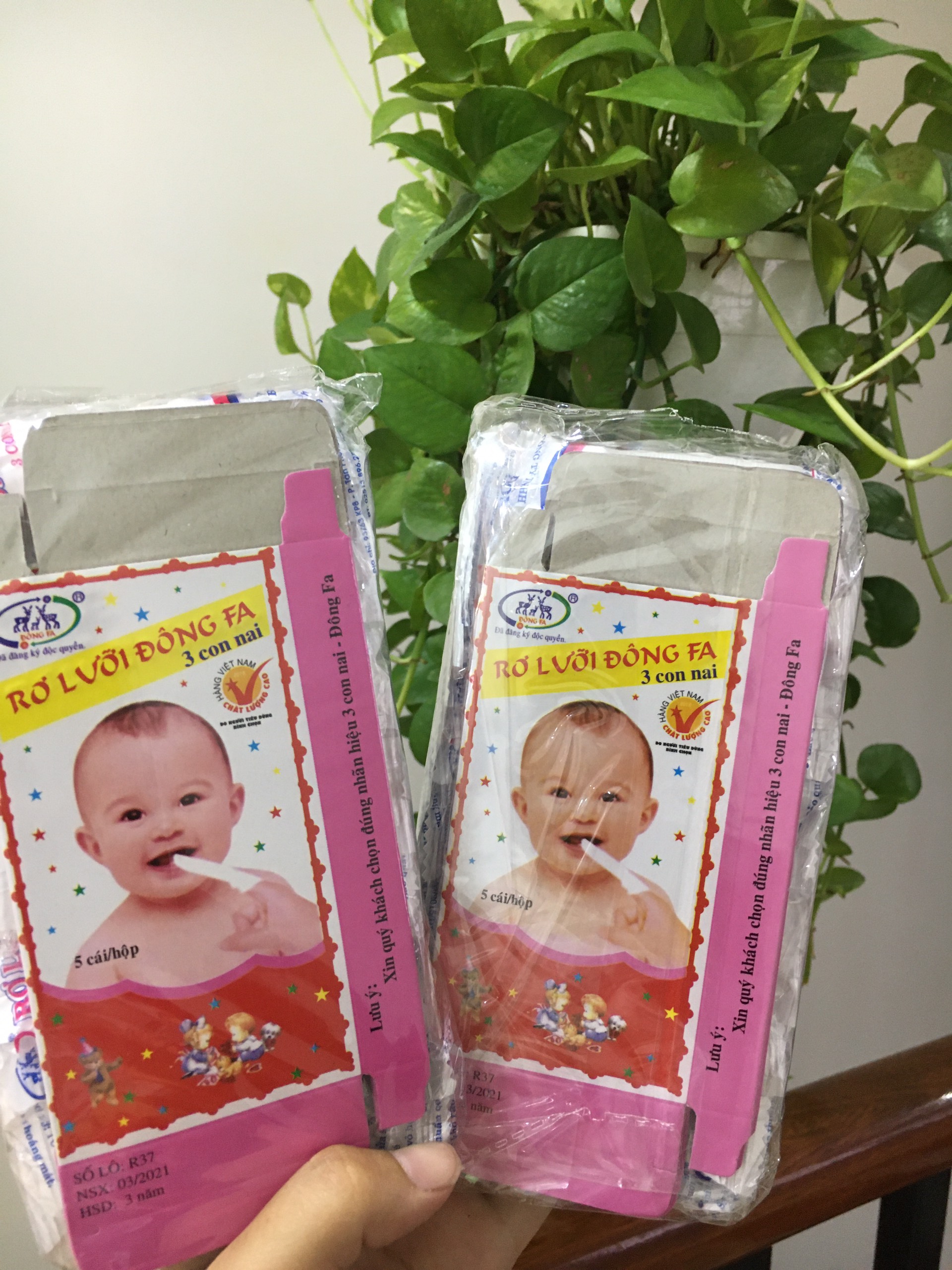 Rơ Lưỡi Đông Pha Vệ Sinh Miệng Cho Bé ( Combo 5-10 hộp)