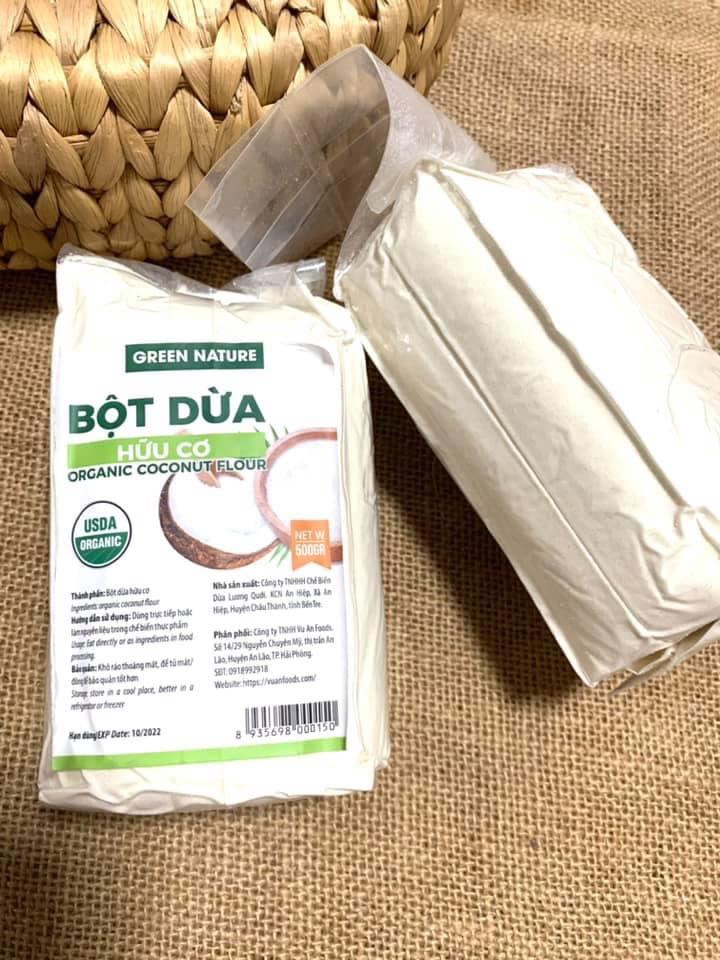 Bột Dừa Hữu Cơ 500gr Organic Coconut Flour