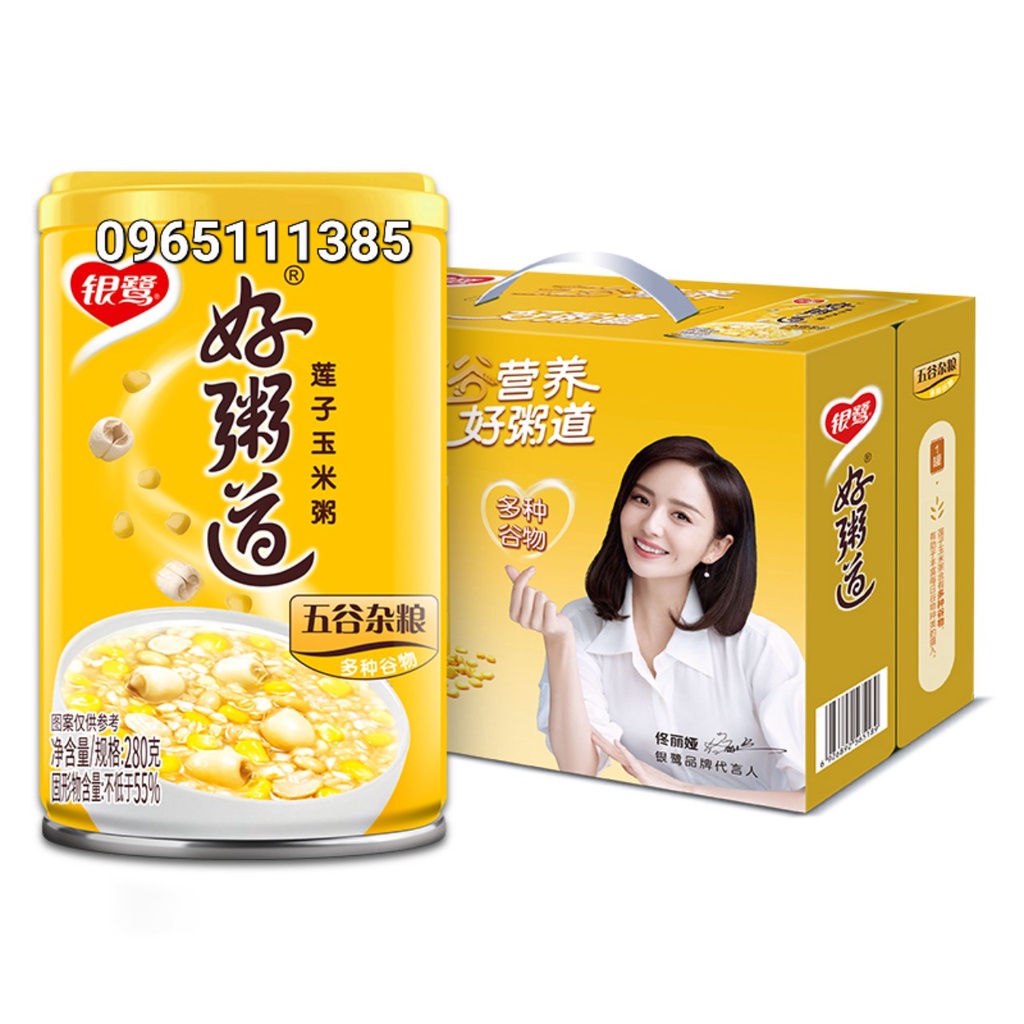 [ĐỦ VỊ] CHÁO BÁT BẢO/CHÈ NGŨ CỐC ĂN LIỀN YINLU 280G