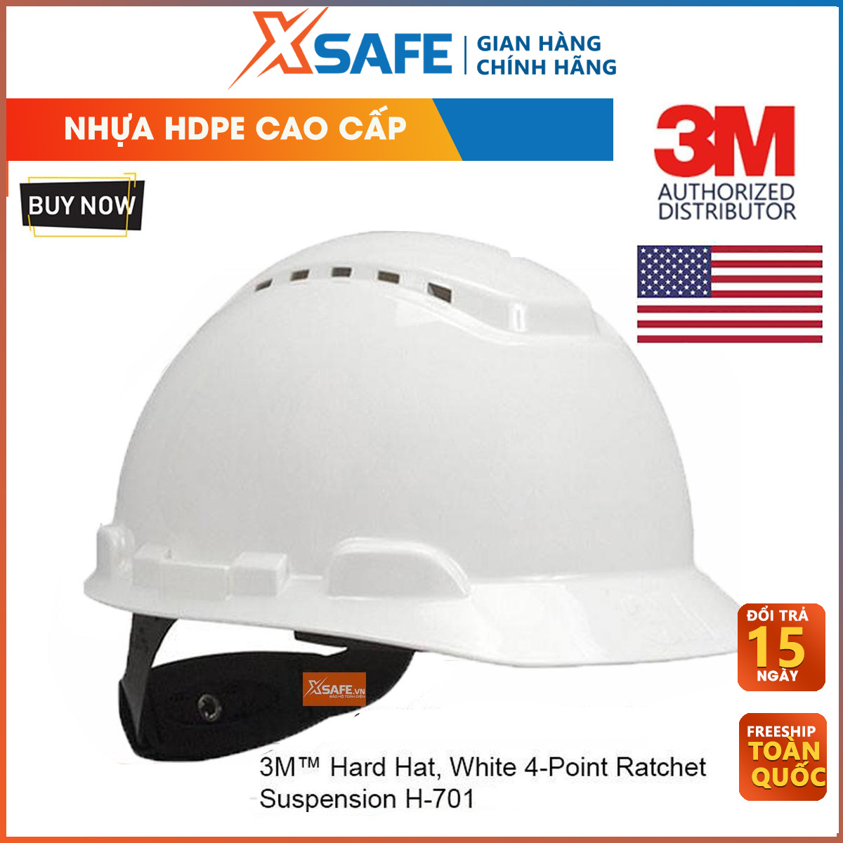 Hat workwear 3m H701V-protector plastic HDPE super hard, turnbuckles, air vents, rope headwear elasticity, cage headwear 4 spoke high adjustable-product genuine xsafe