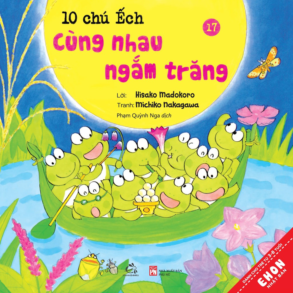 Sách Ehon - Combo 10 chú Ếch phần 3 (tập 13-18)