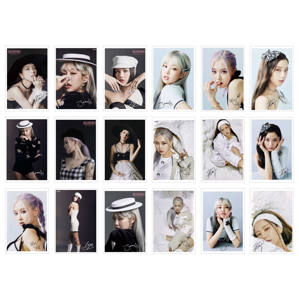 Lomo card 36 ảnh blackpink the album
