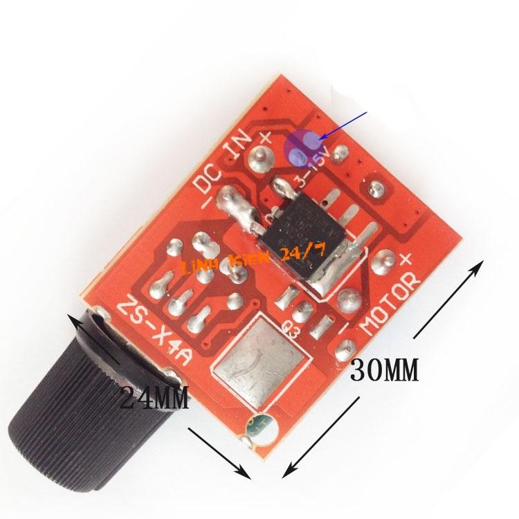 Module Điều Khiển Động Cơ PWM 5A 3V-35V (Chiết Áp Công Tắc)