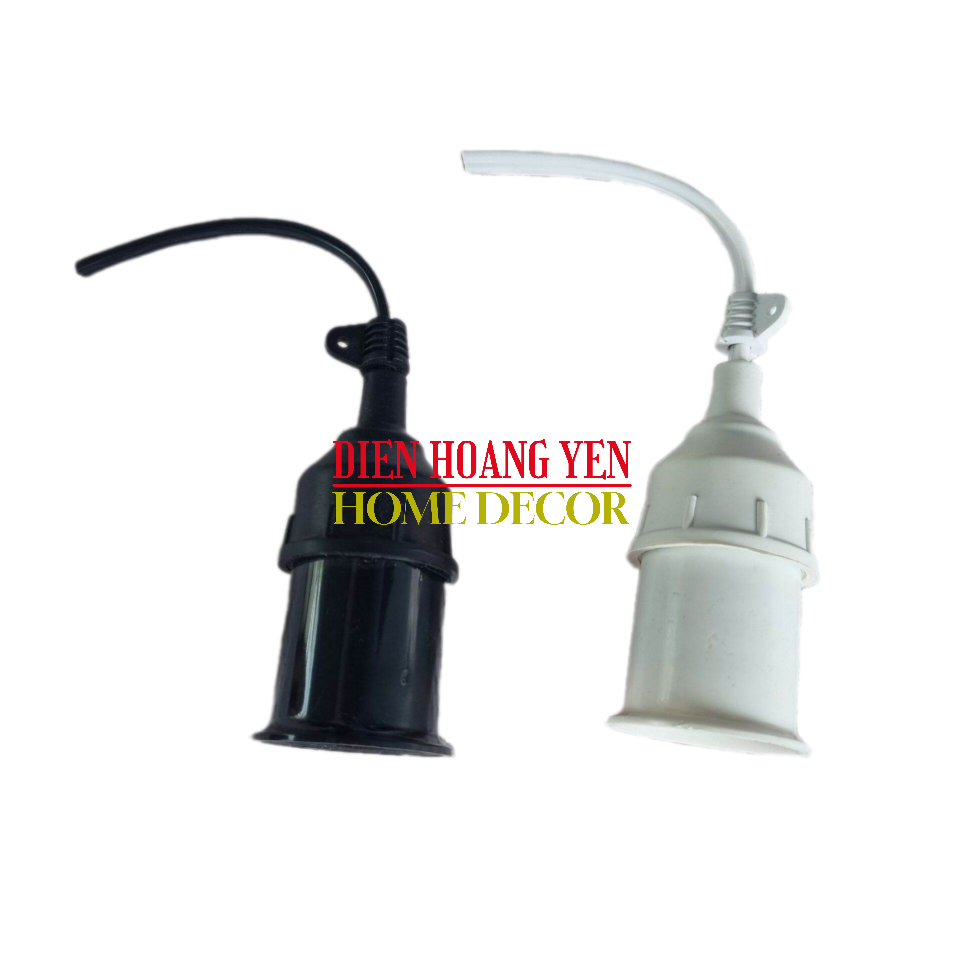 4 E27 Waterproof Lamp Holders for Outdoor Use with 10cm Long Electrical Wires