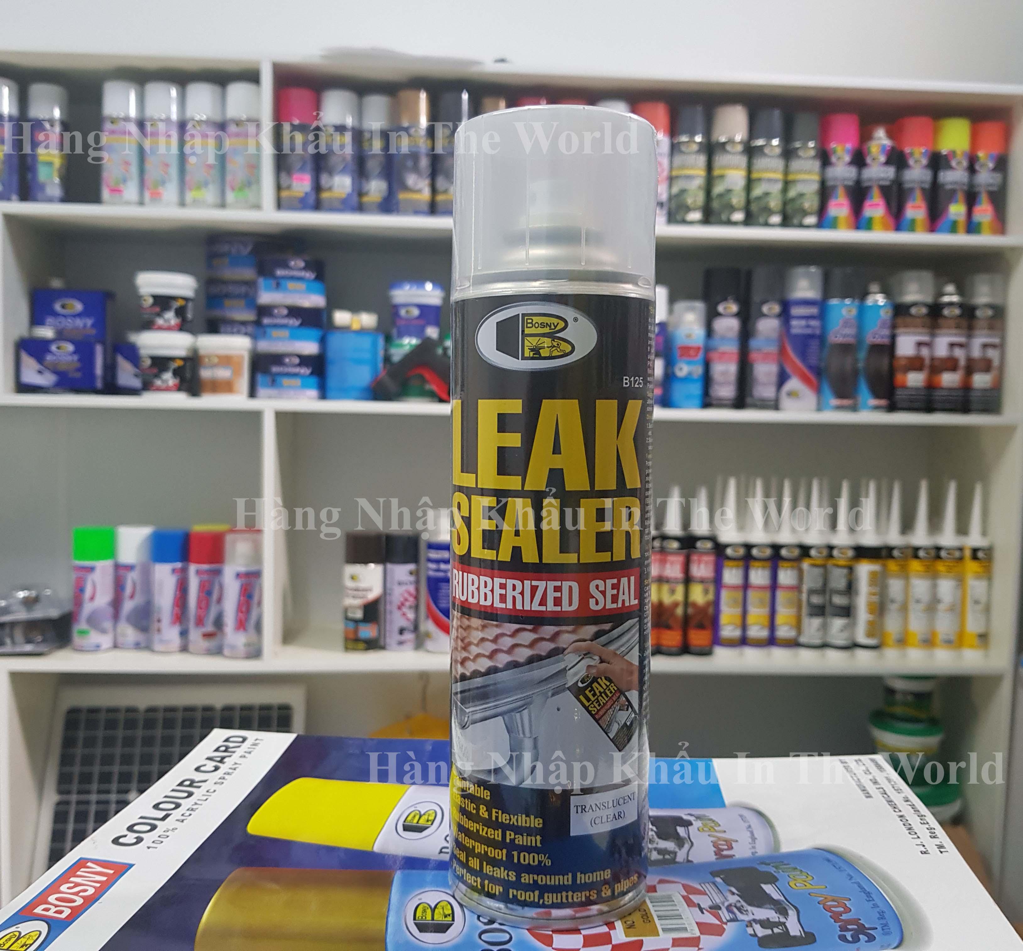 Chai xịt chống dột -  chống thấm Leak Sealer Bosny