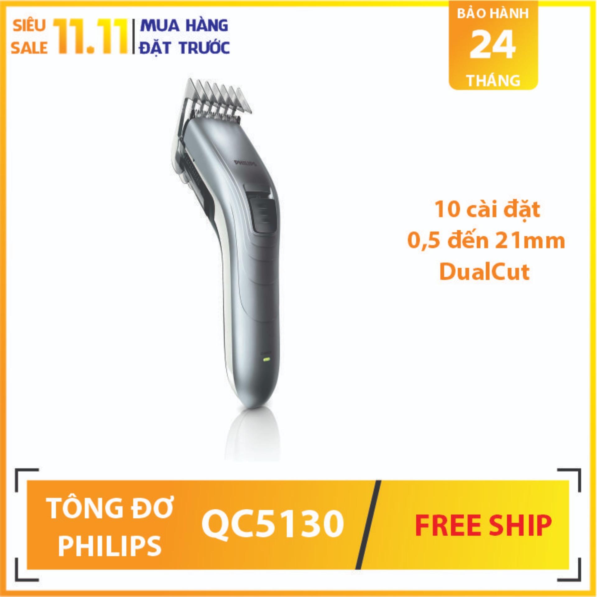 Tông đơ cắt tóc philips QC5130/40 - Bảo hành 24 tháng