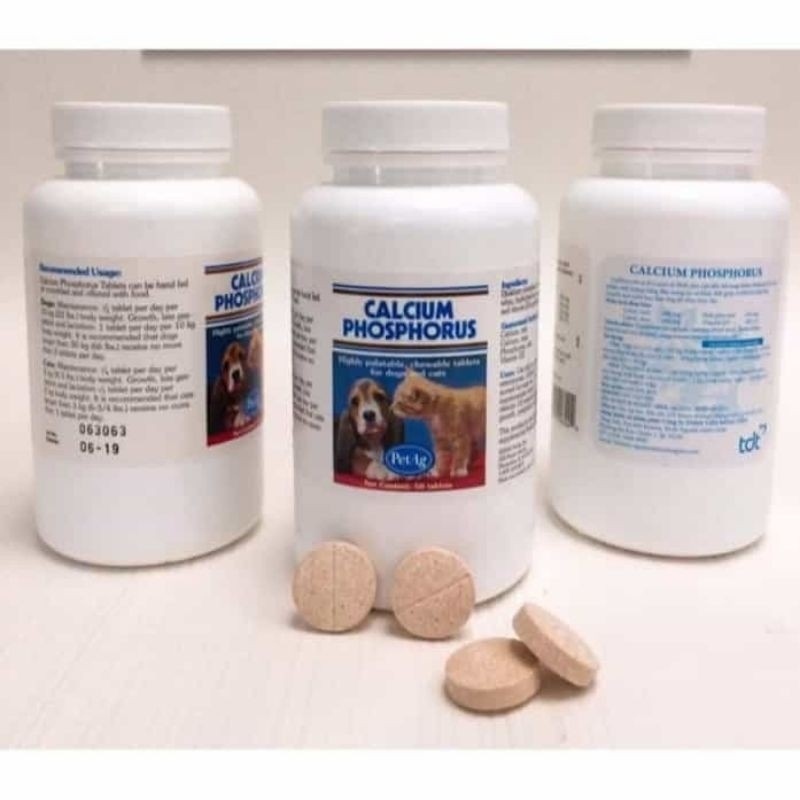 ✤✵﹉ CANXI CHÓ MÈO (Mỹ) - Calcium Phosphorus 50 viên VIÊN BỔ SUNG CALCIUM PHOSPHORUS PETAG.