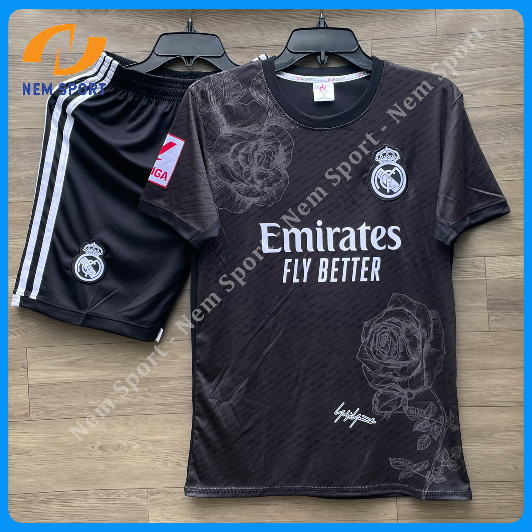 Áo Đá Bóng CLB Real Marid Màu Đen Mùa Giải 24/25