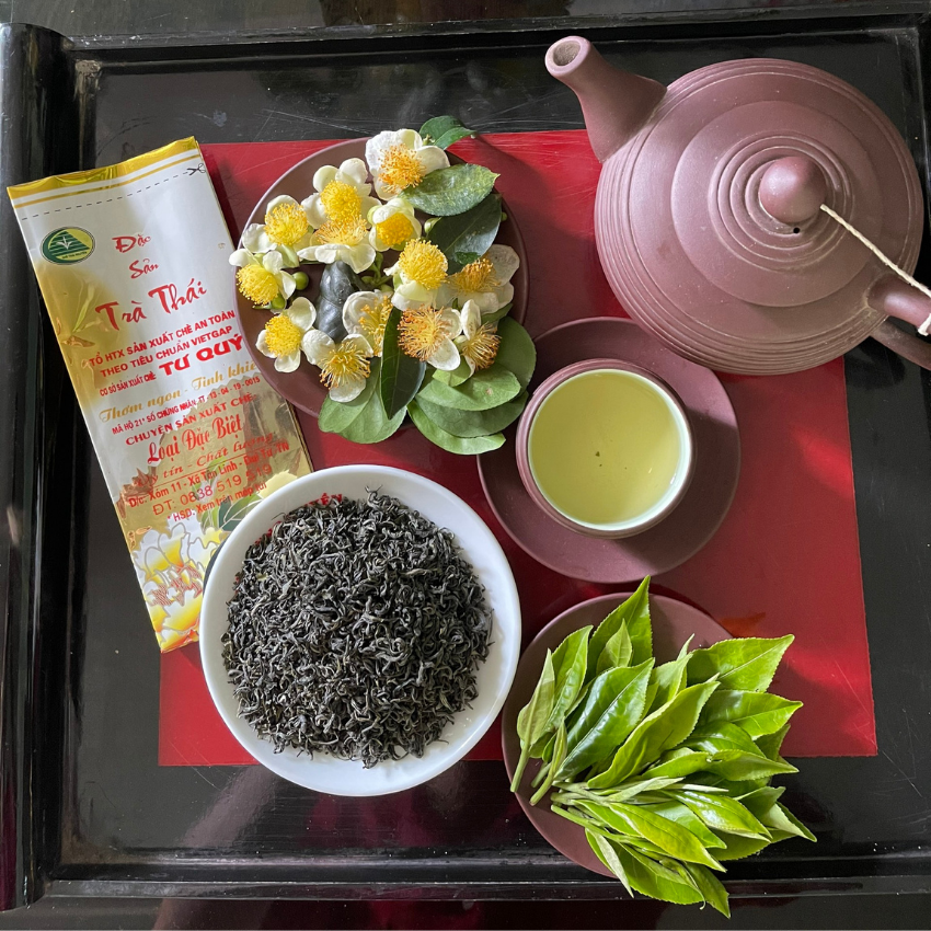 Trà xanh hảo hạng  Tư Quý( combo 2 gói 100g)