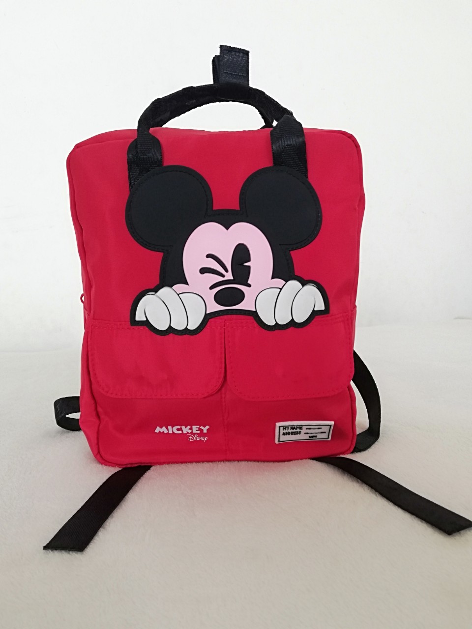 Balo Mickey đỏ Zara dành cho bé trai và bé gái