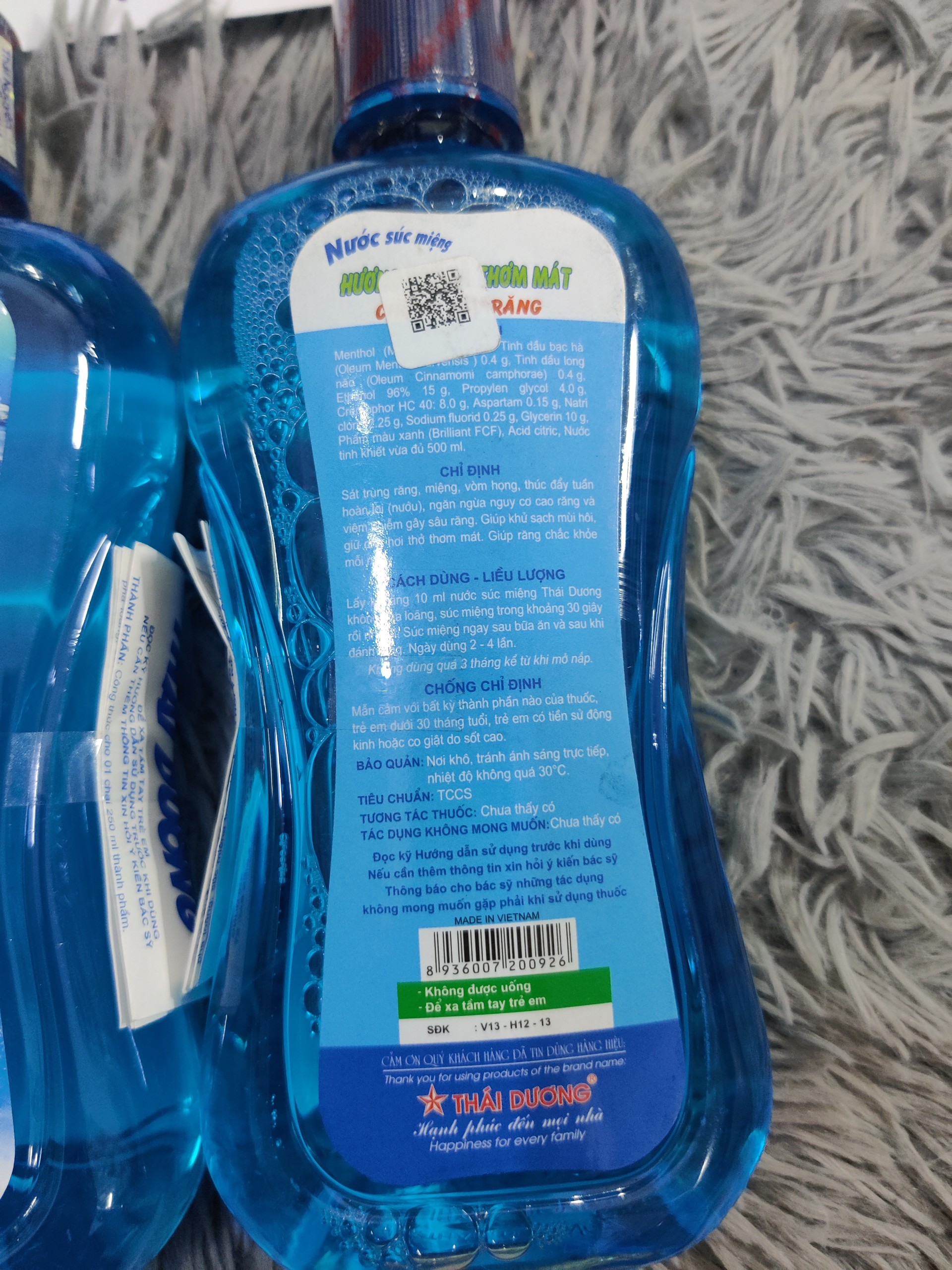 Nước súc miệng Thái Dương chống sâu răng
