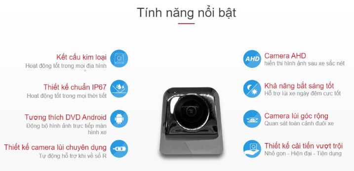 [HCM]CAMERA LÙI XE Ô TÔ VIETMAP AC2 HÀNG CHÍNH HÃNG