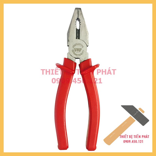 Kềm điện, kìm điện 6'' , 7'' , 8'' cán đỏ top mã tp-4003