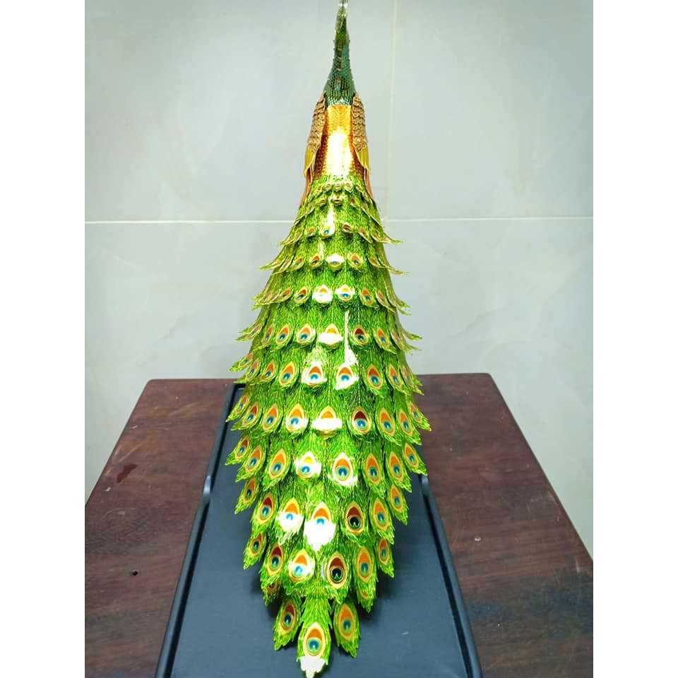 Mô hình 3D kim loại lắp ráp Piececool Con Công [Chưa lắp]